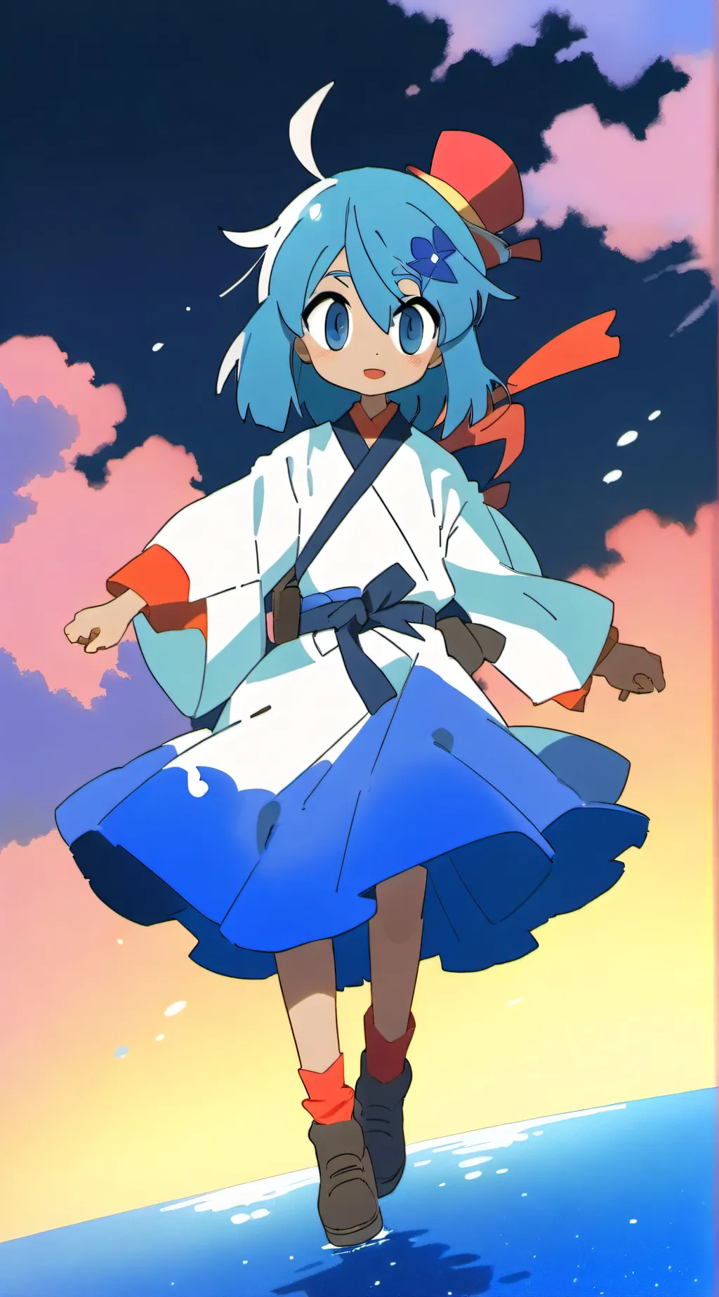 ai character: Kotana izumi! background