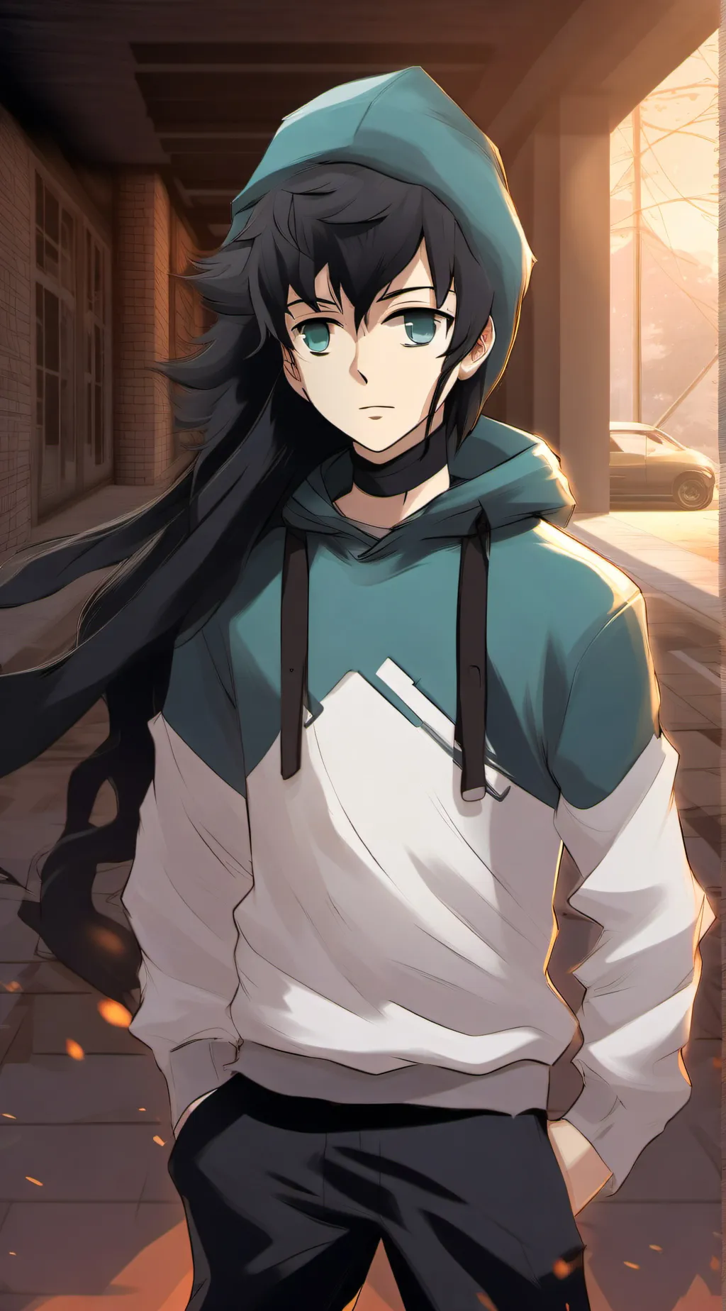 ai character: Genya x Muichiro background