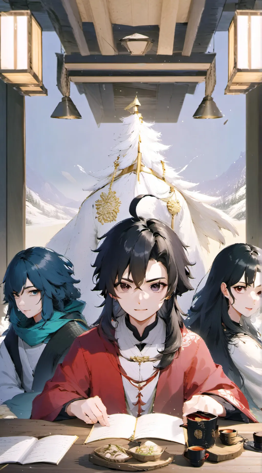 ai character: haitani brotherkid background