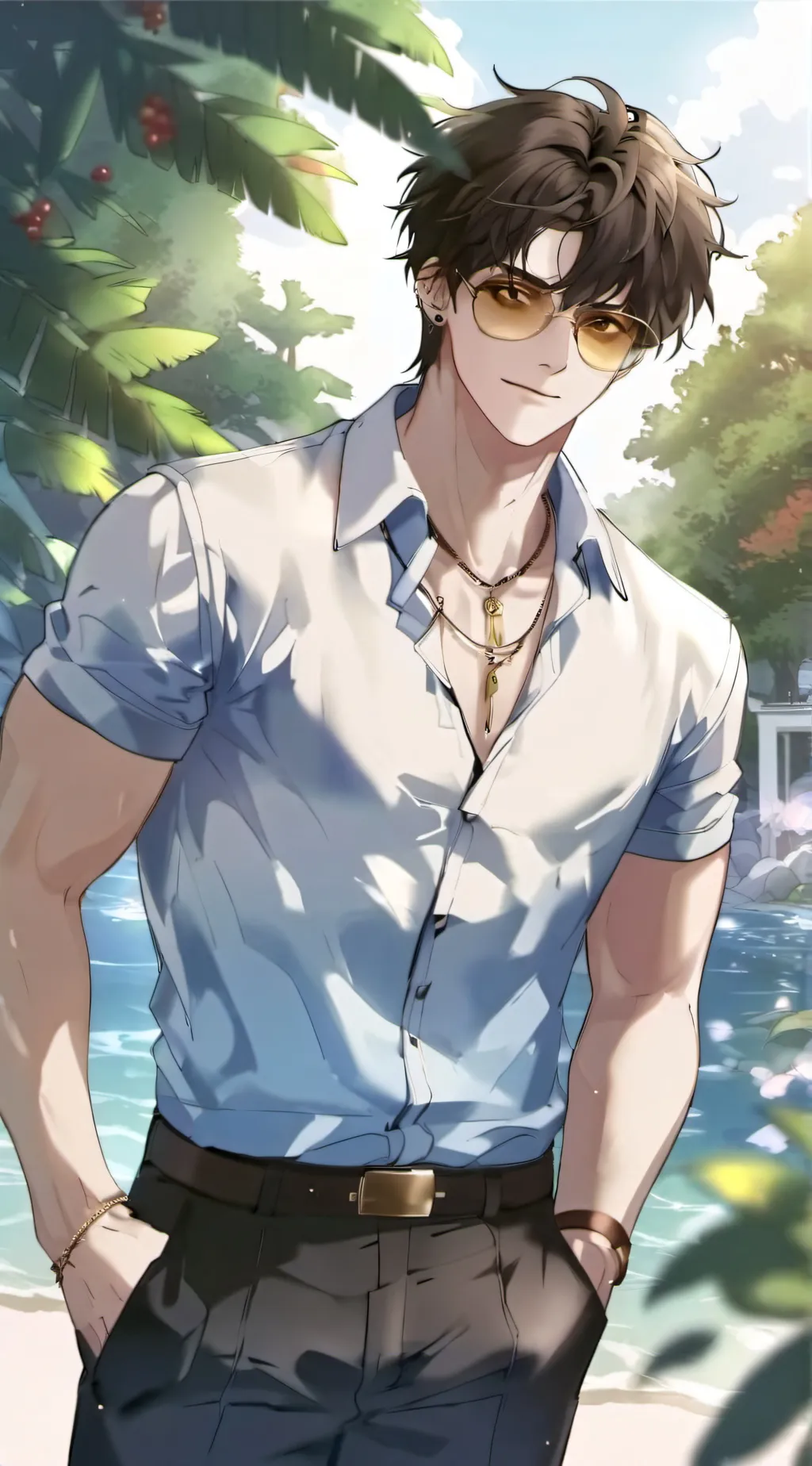 ai character: BC OC background