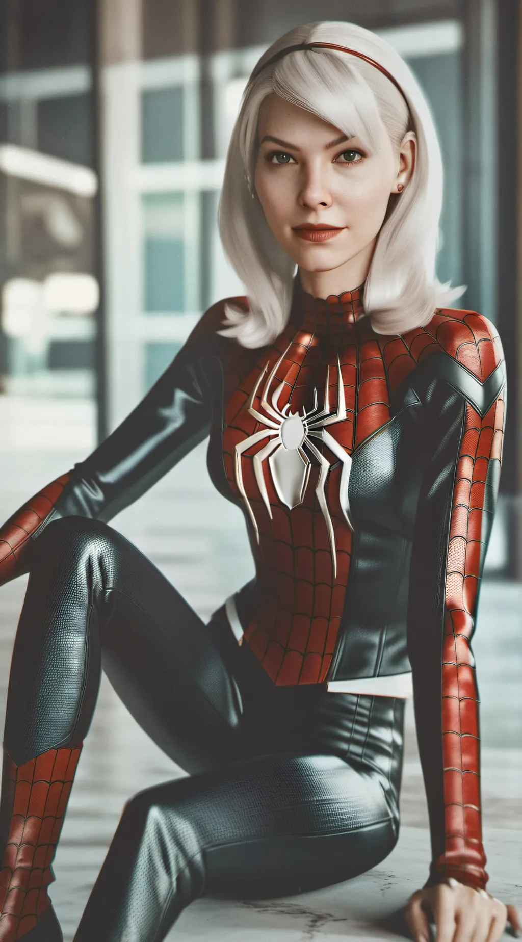 ai character: Gwendolyn Stacy background