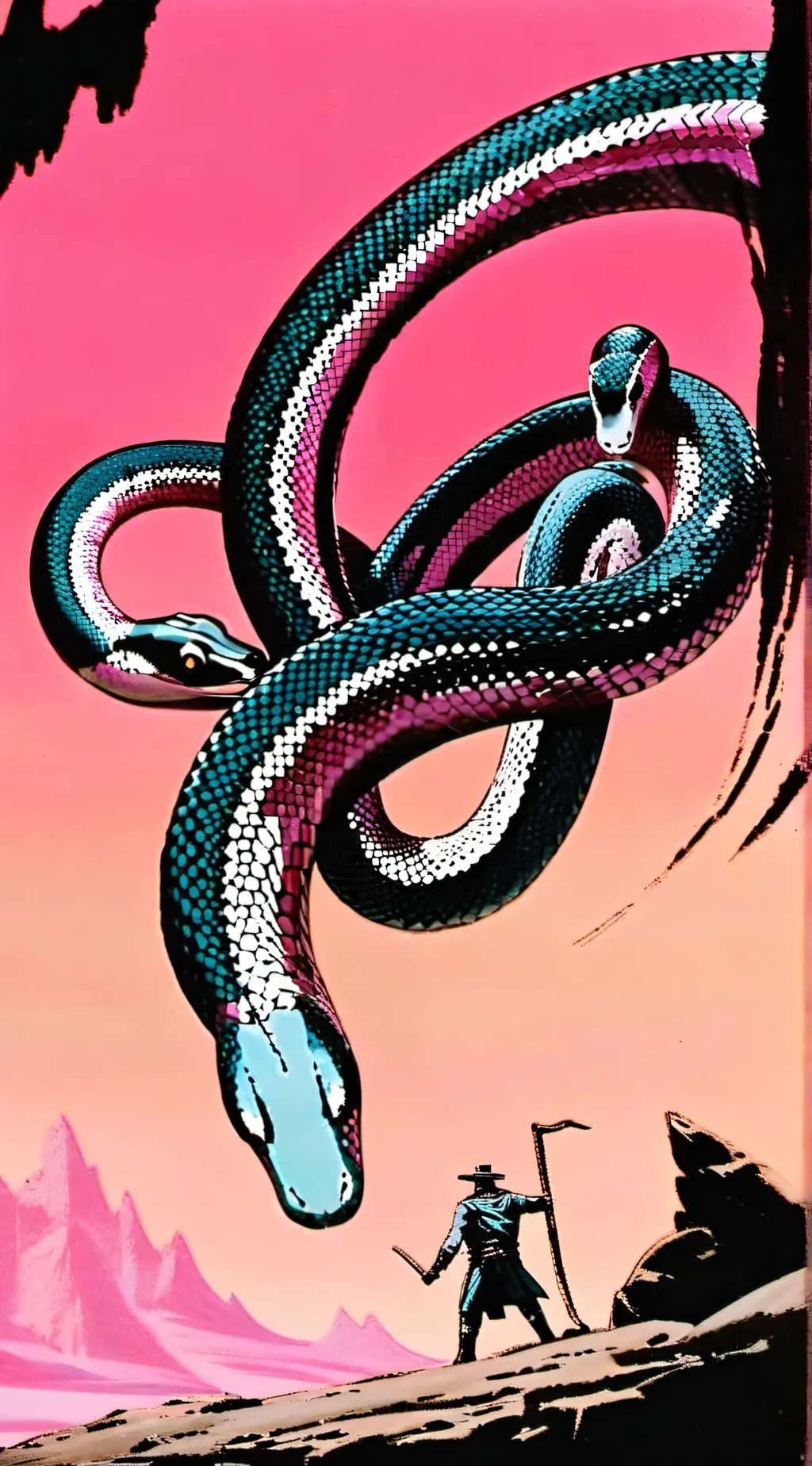 ai character: Snake io background