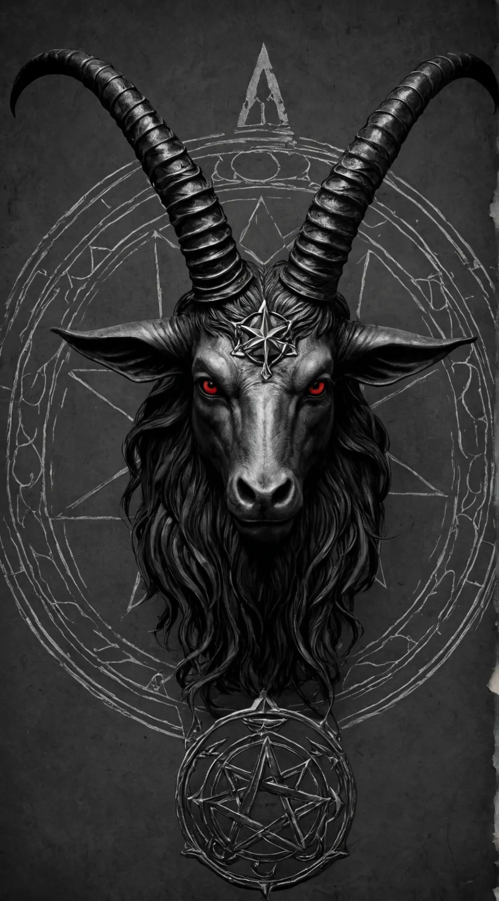 ai character: Devil Goat background
