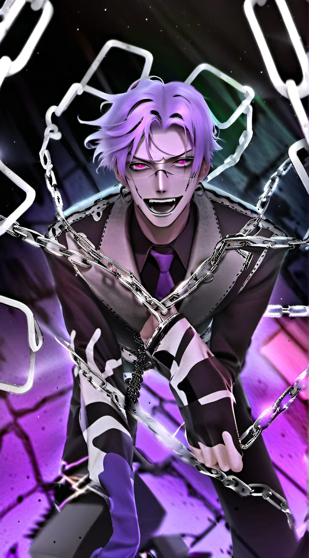 ai character: Damian  background