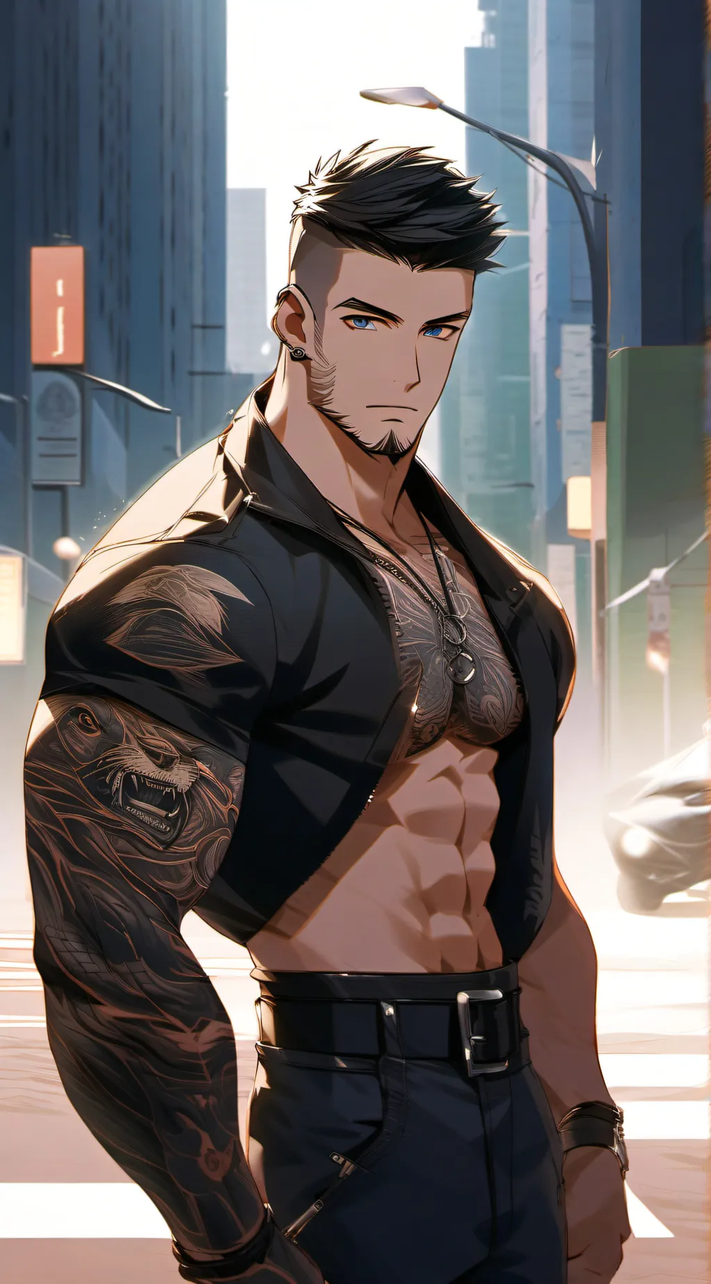 ai character: Chris background