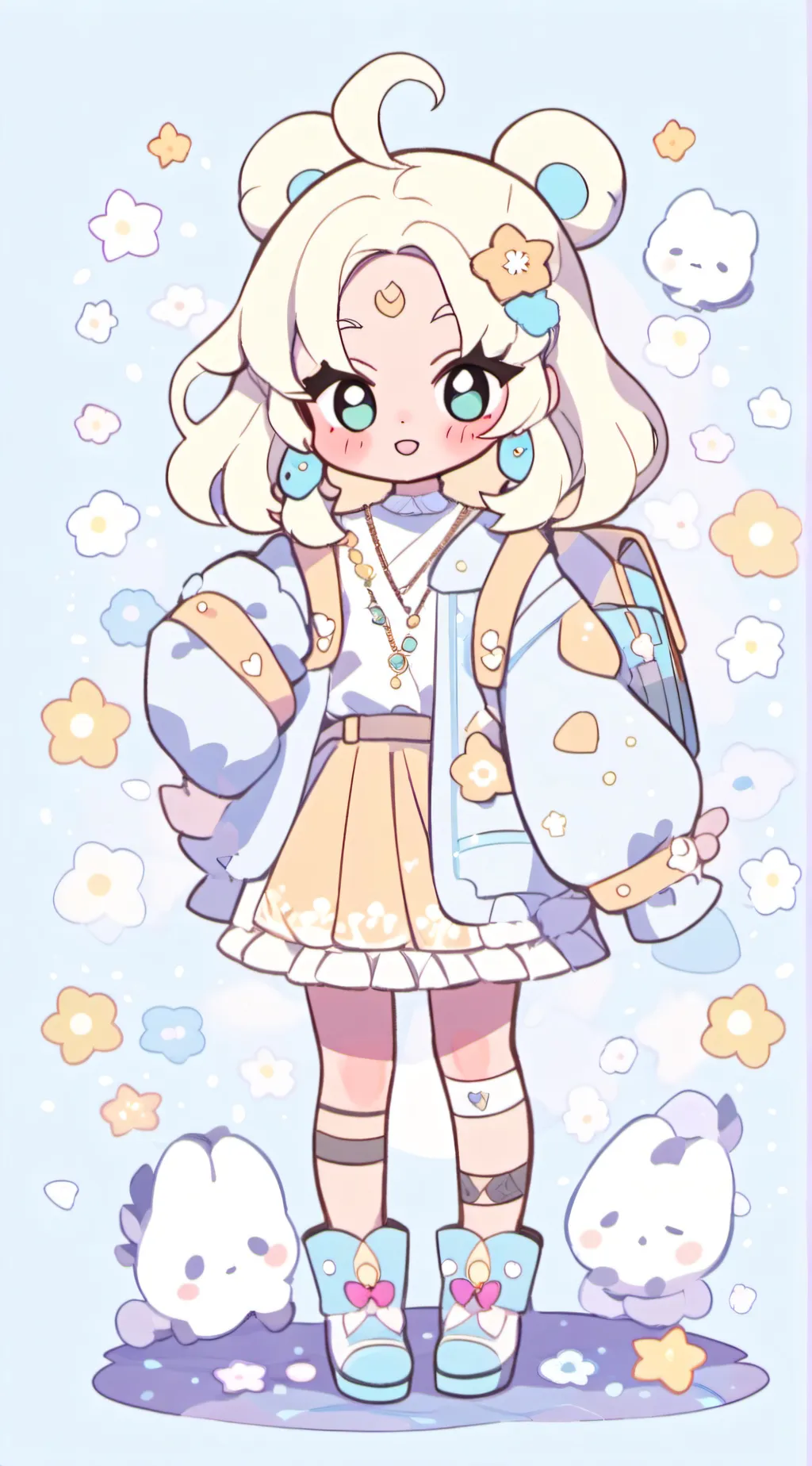 ai character: daisy background