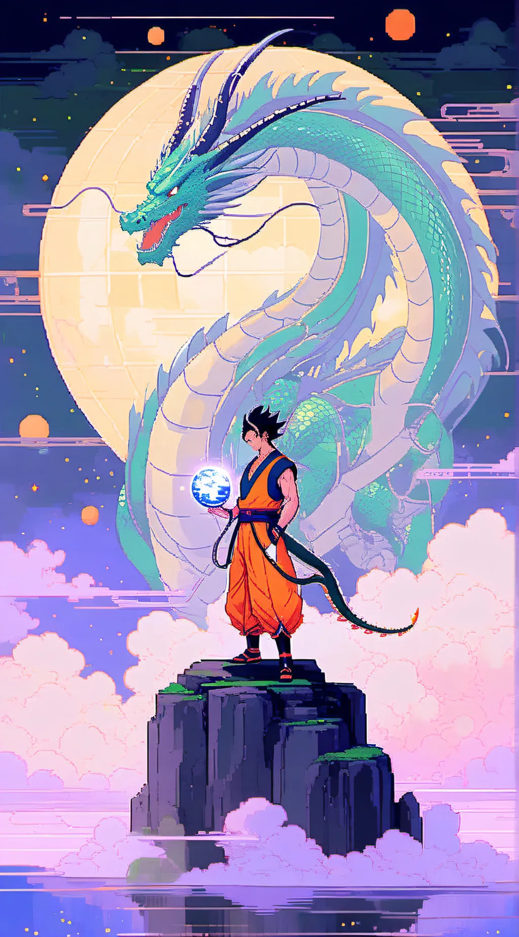 ai character: Dragon Ball RP background