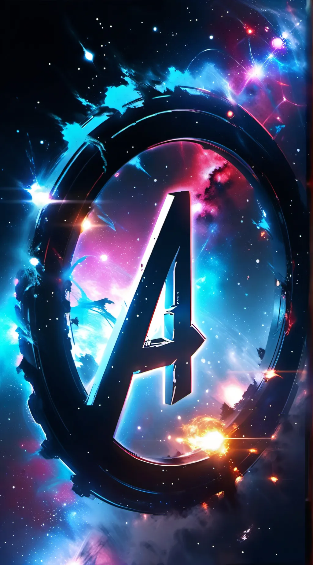 ai character: Avengers portal background
