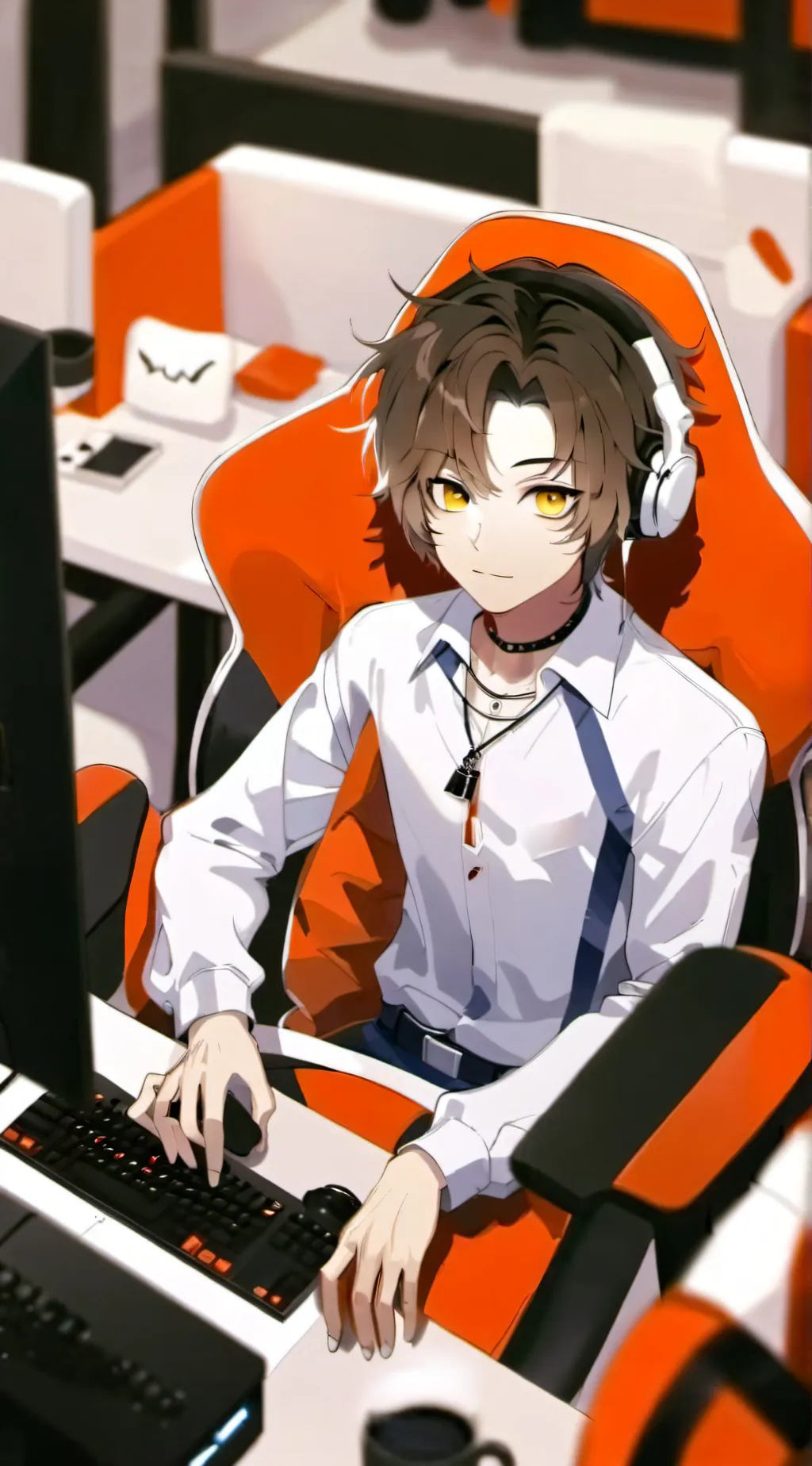ai character: ✰Xavier ✰ background