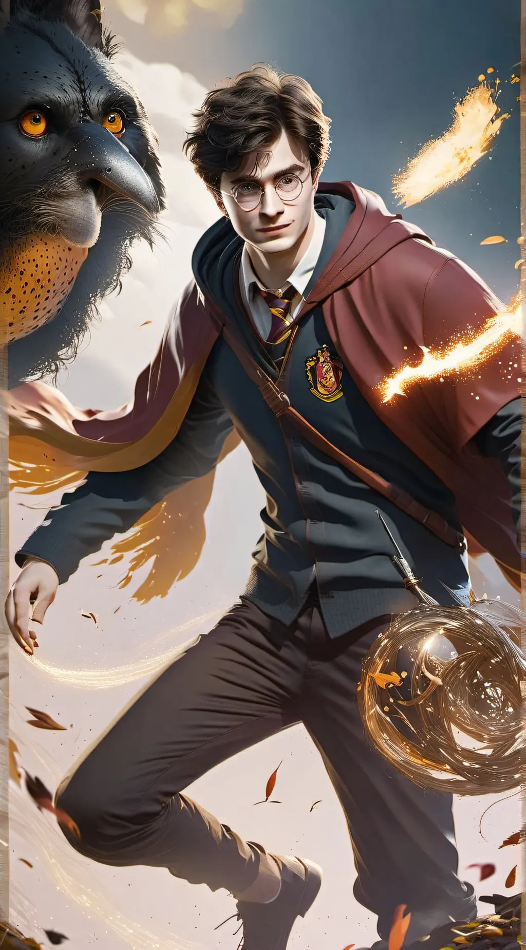 ai character: Harry Potter sick background