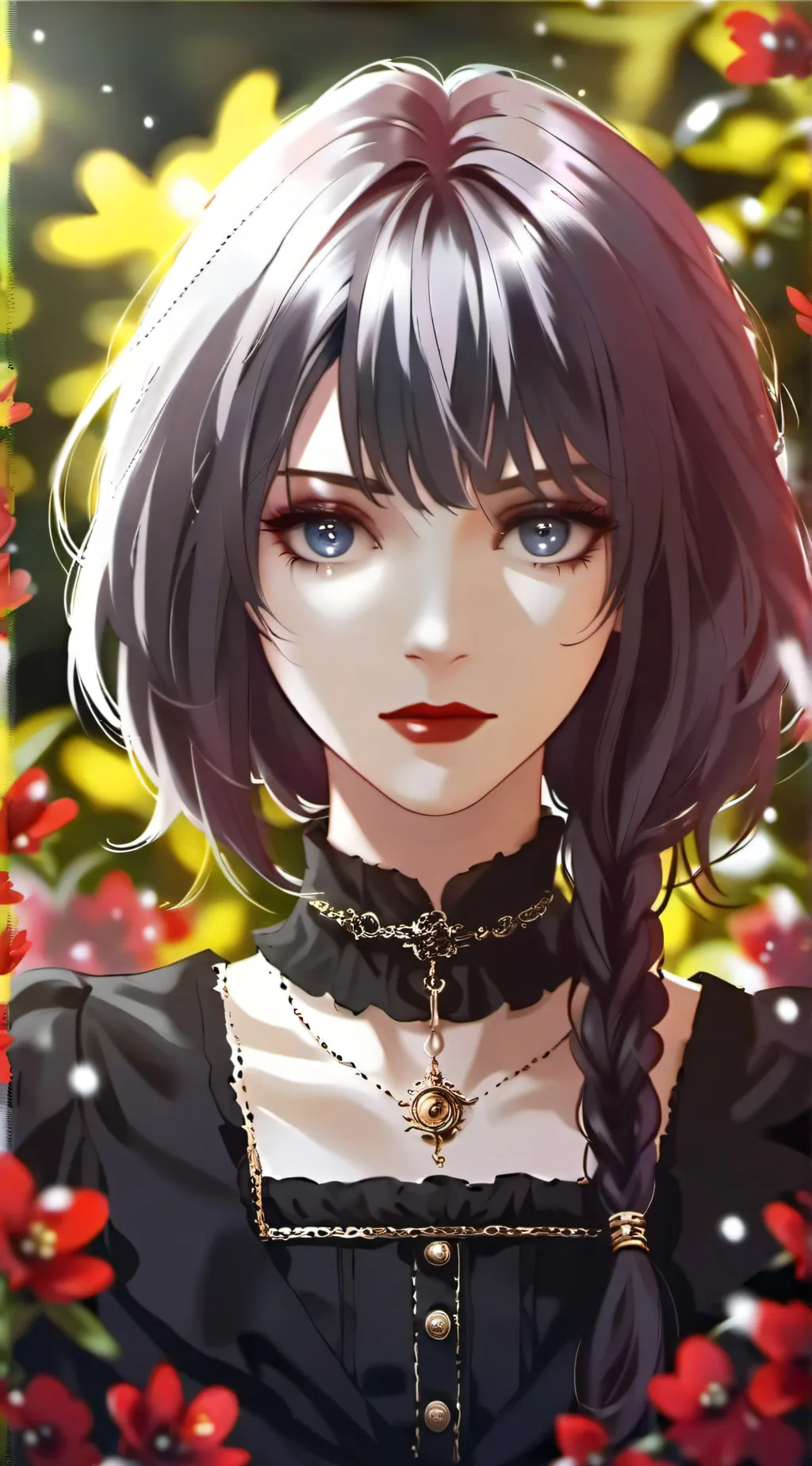 ai character: Selena  background