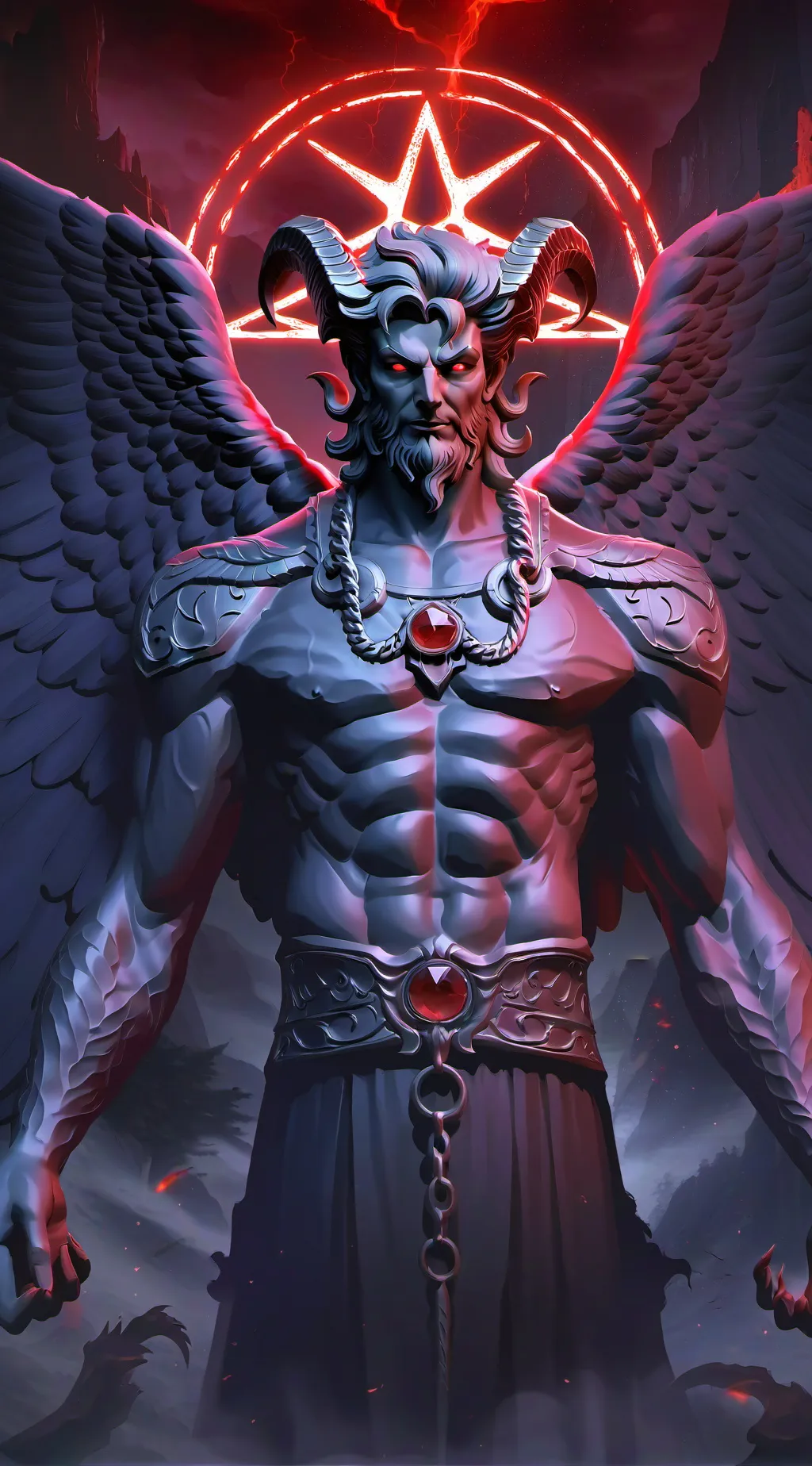 ai character: Satan background