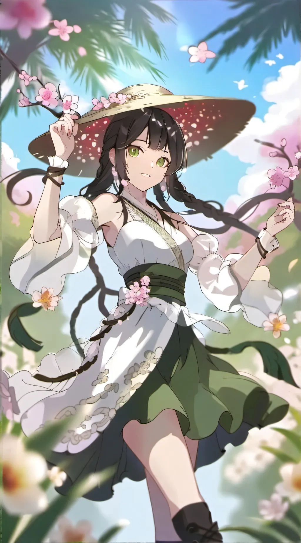ai character: Miku background