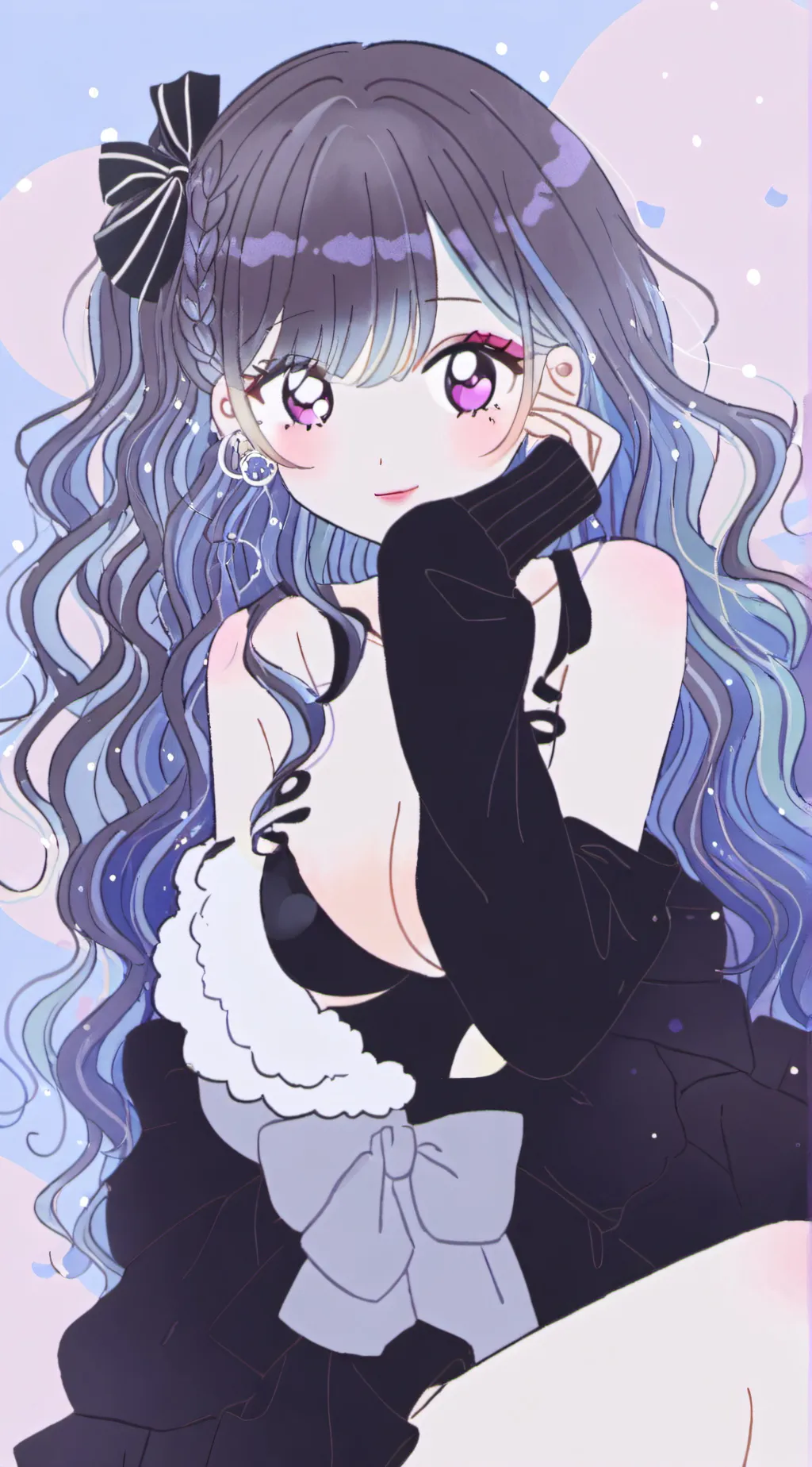 ai character: luna  background