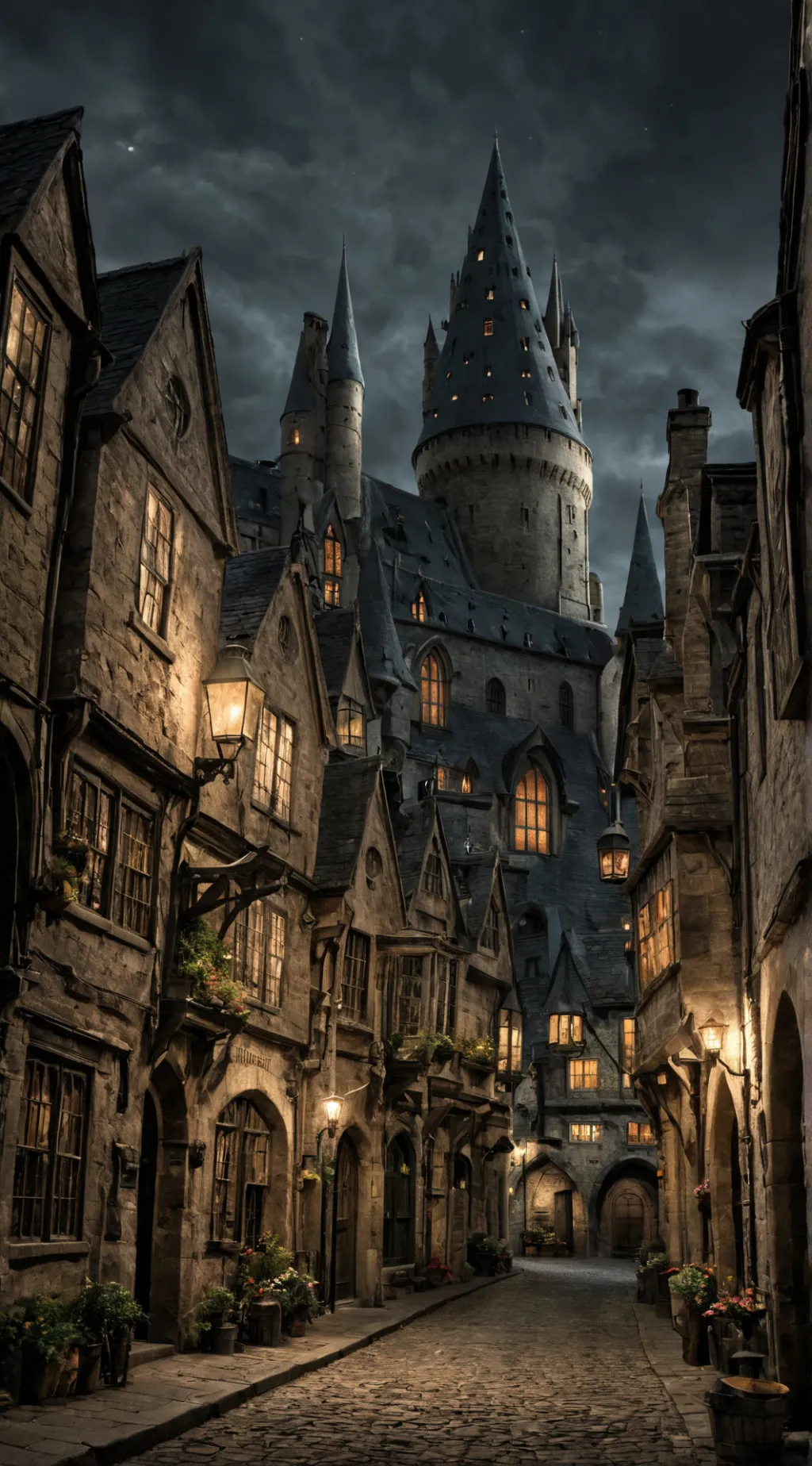 ai character: hogworts background