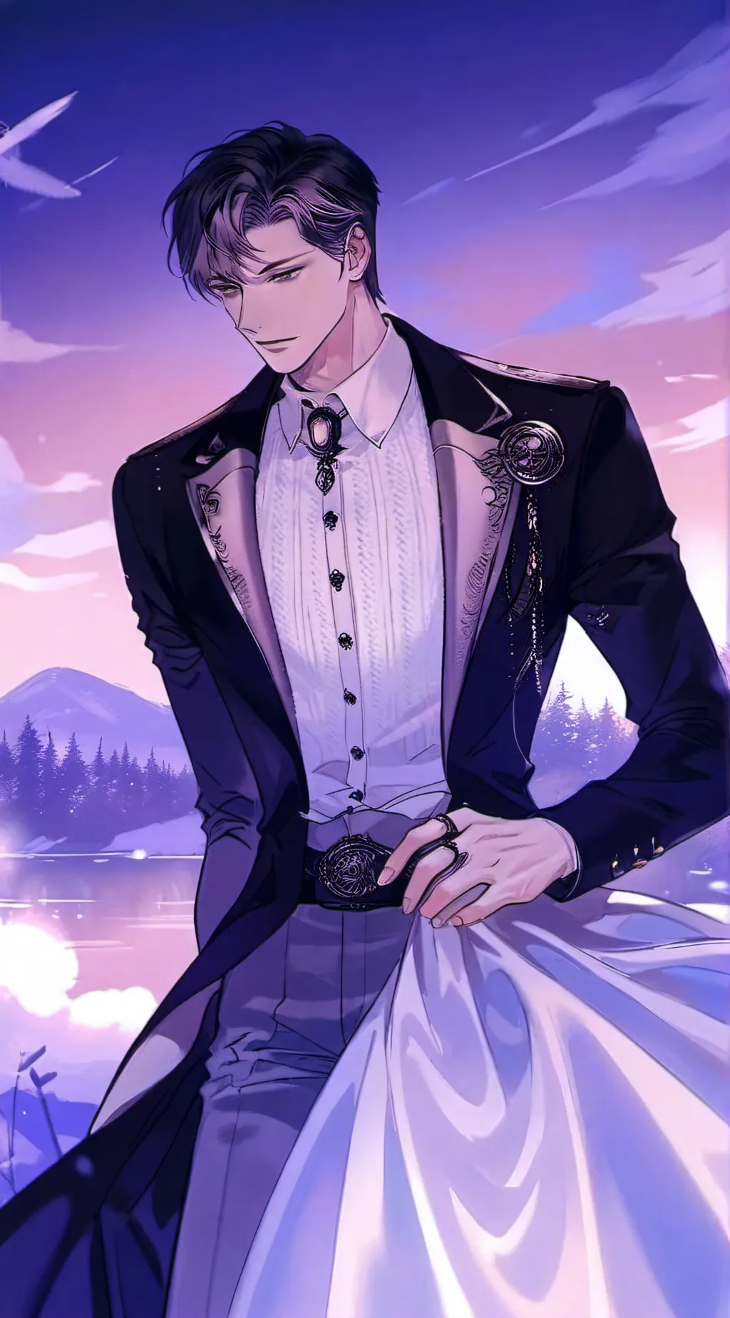 ai character: Лукас background