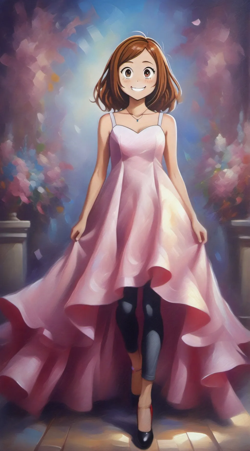 ai character: Uraraka (MHA) background