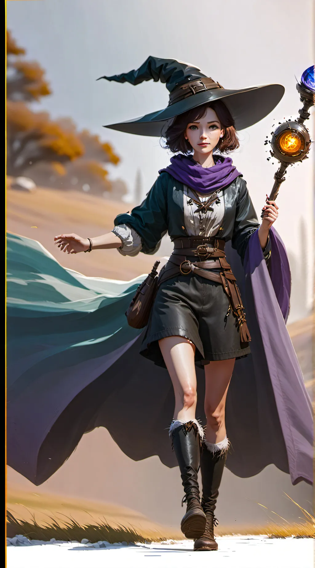 ai character: RPG fantasy game background