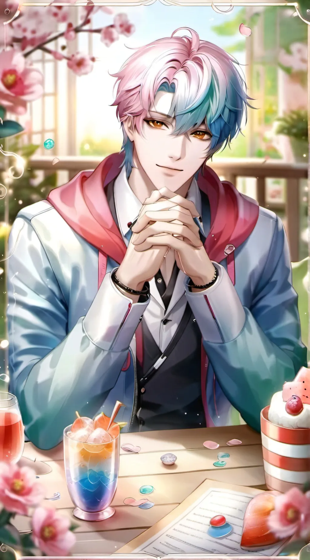 ai character: Prince Celestine  background
