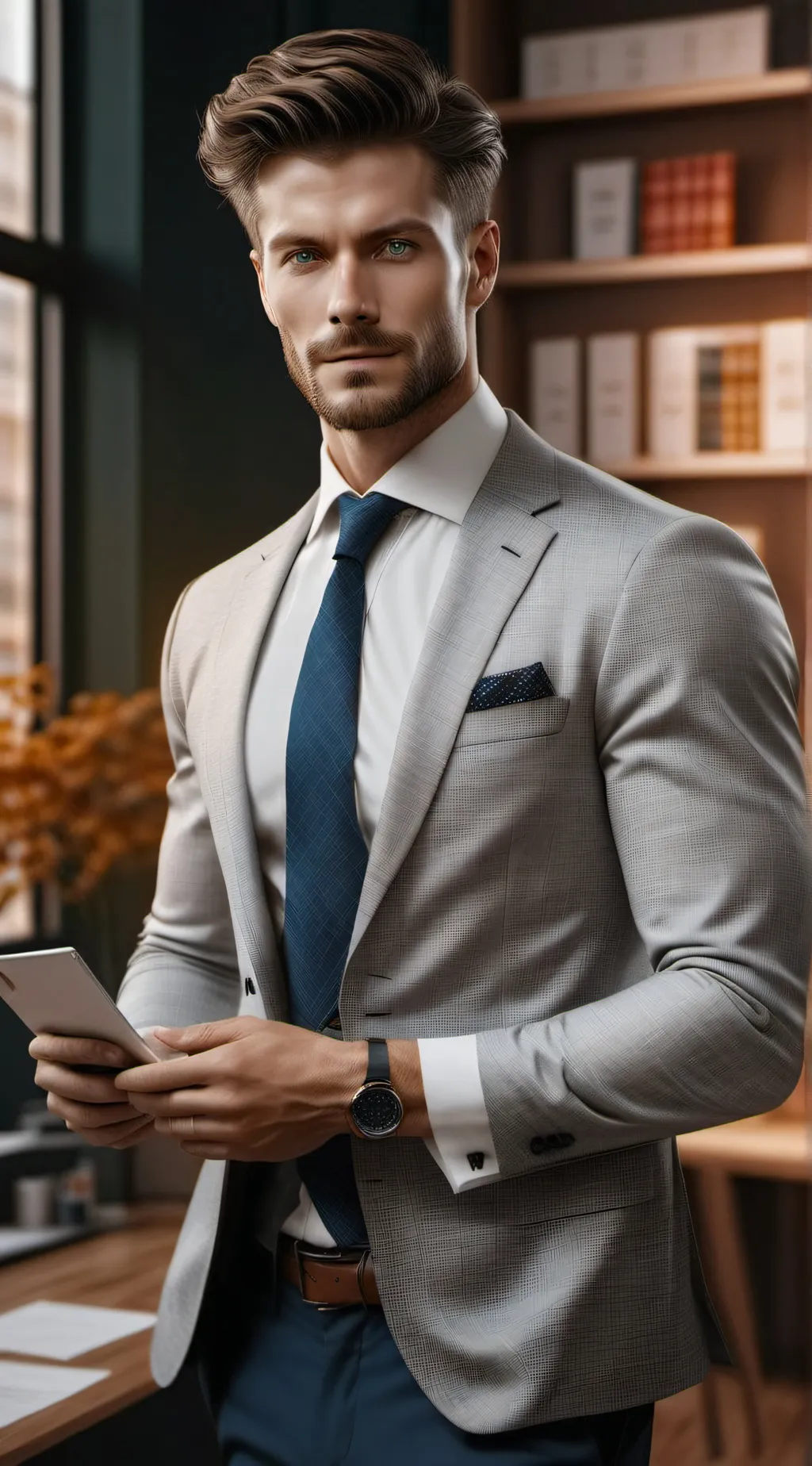 ai character: Marvelous Victor background