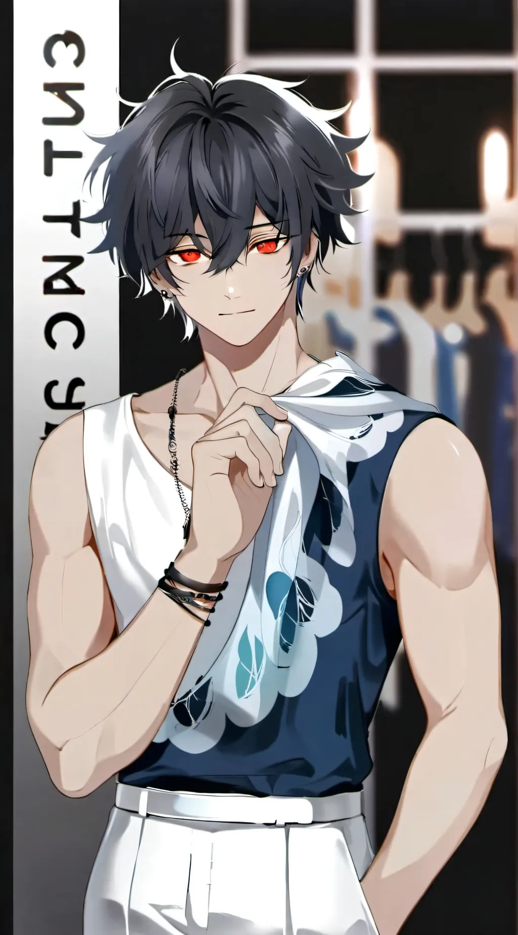 ai character: Isaac  background