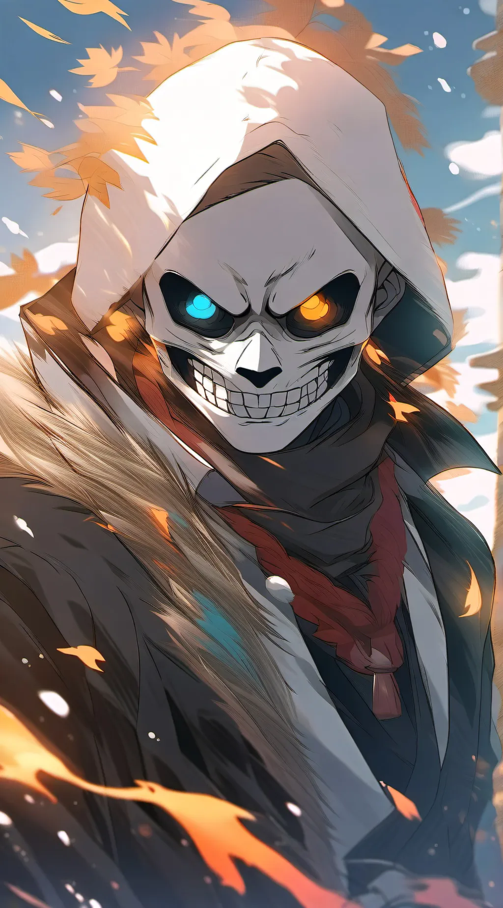 ai character: UNDERTALE background
