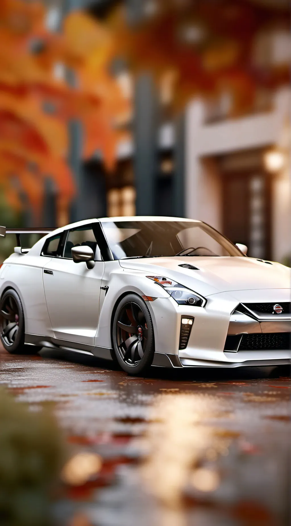 ai character: GTR Nissan background