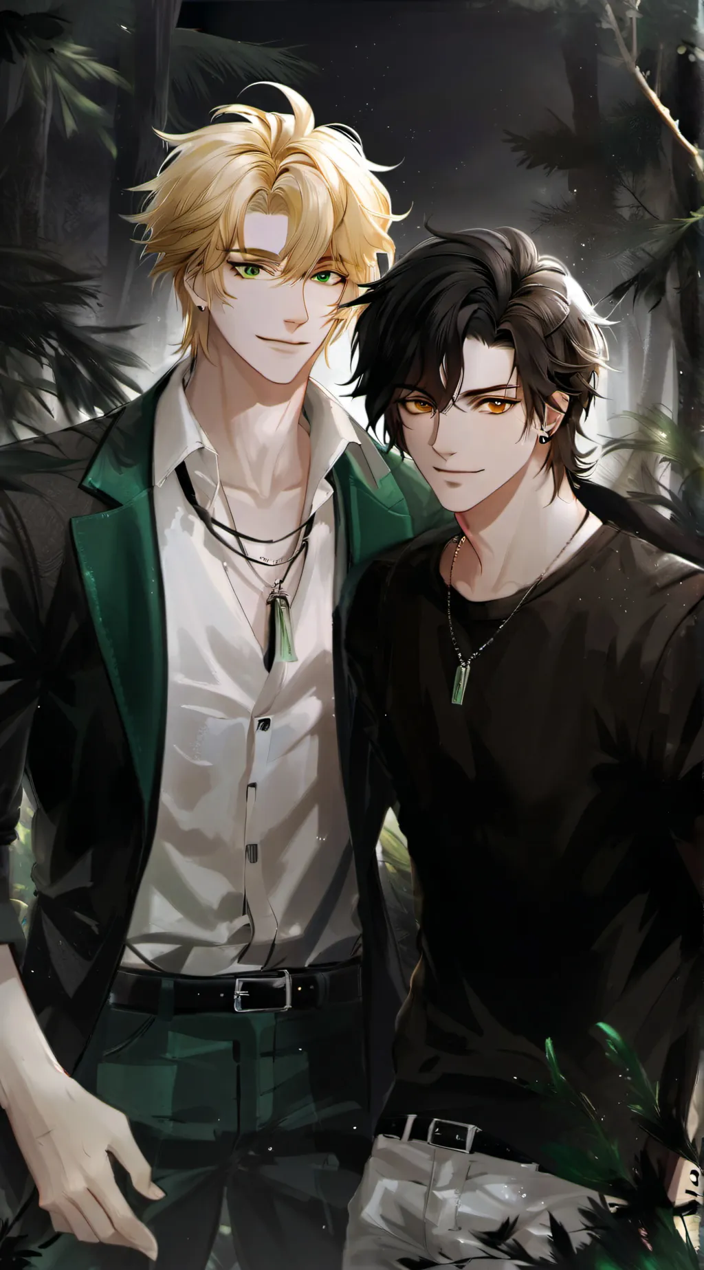 ai character: Nathan y Vincent background