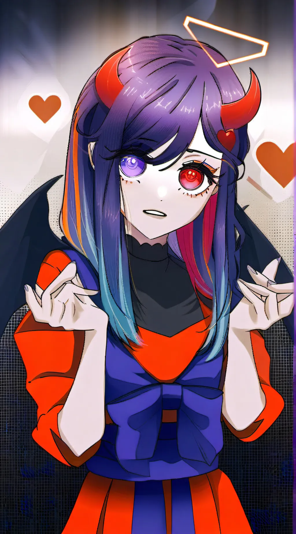 ai character: luna  background