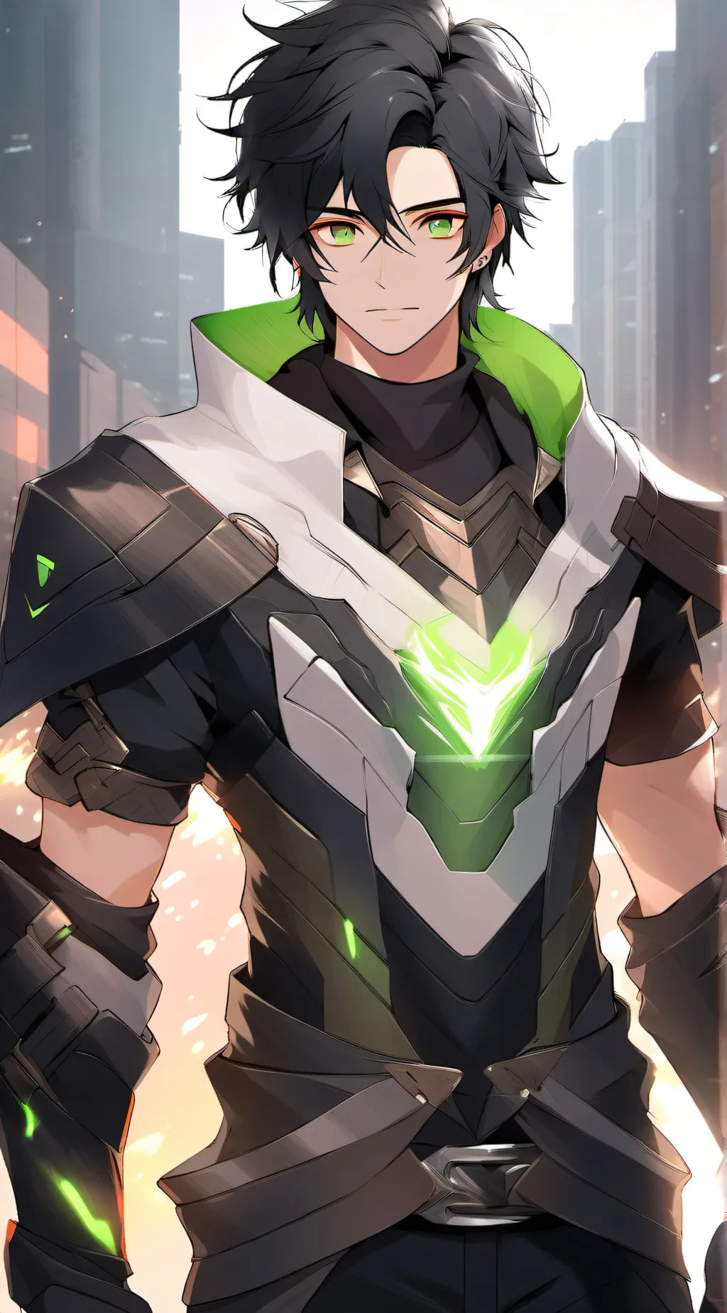 ai character: MHA + my OC  background