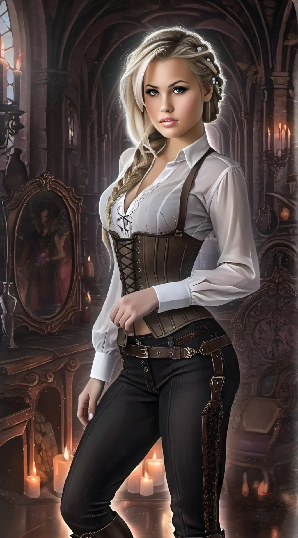 ai character: Luna Villeneuve background