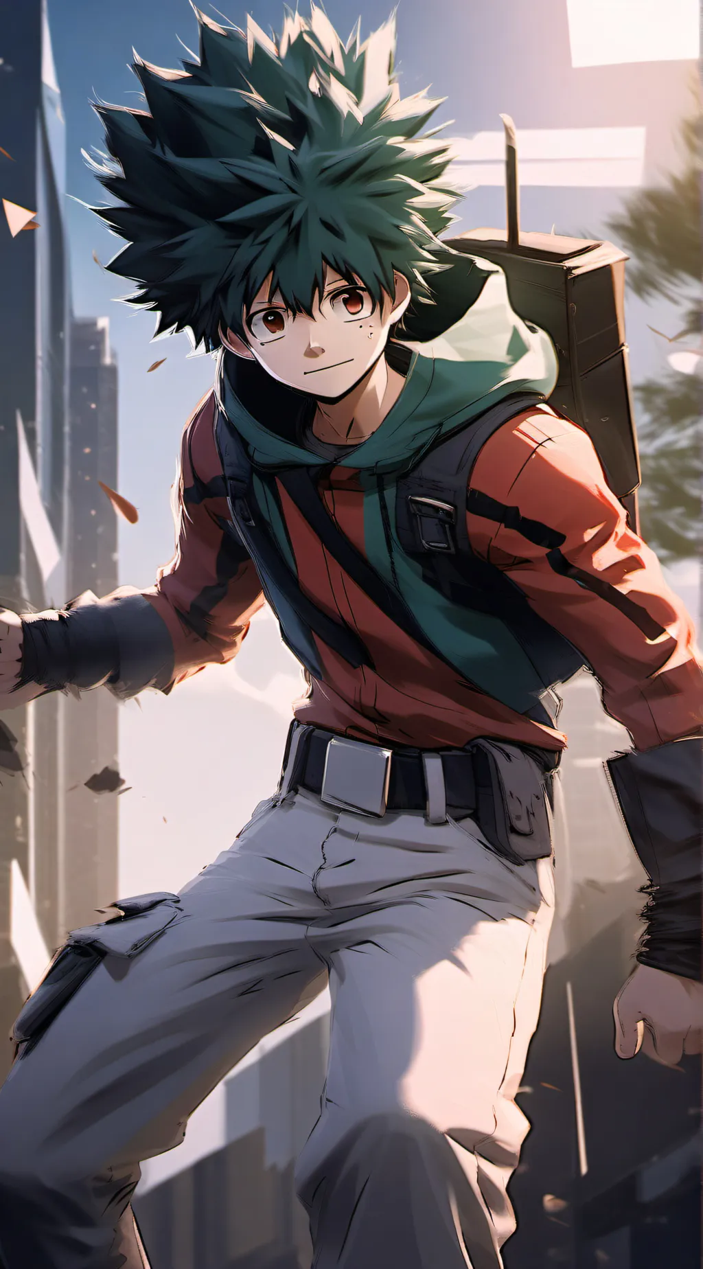 ai character: DeKu  background