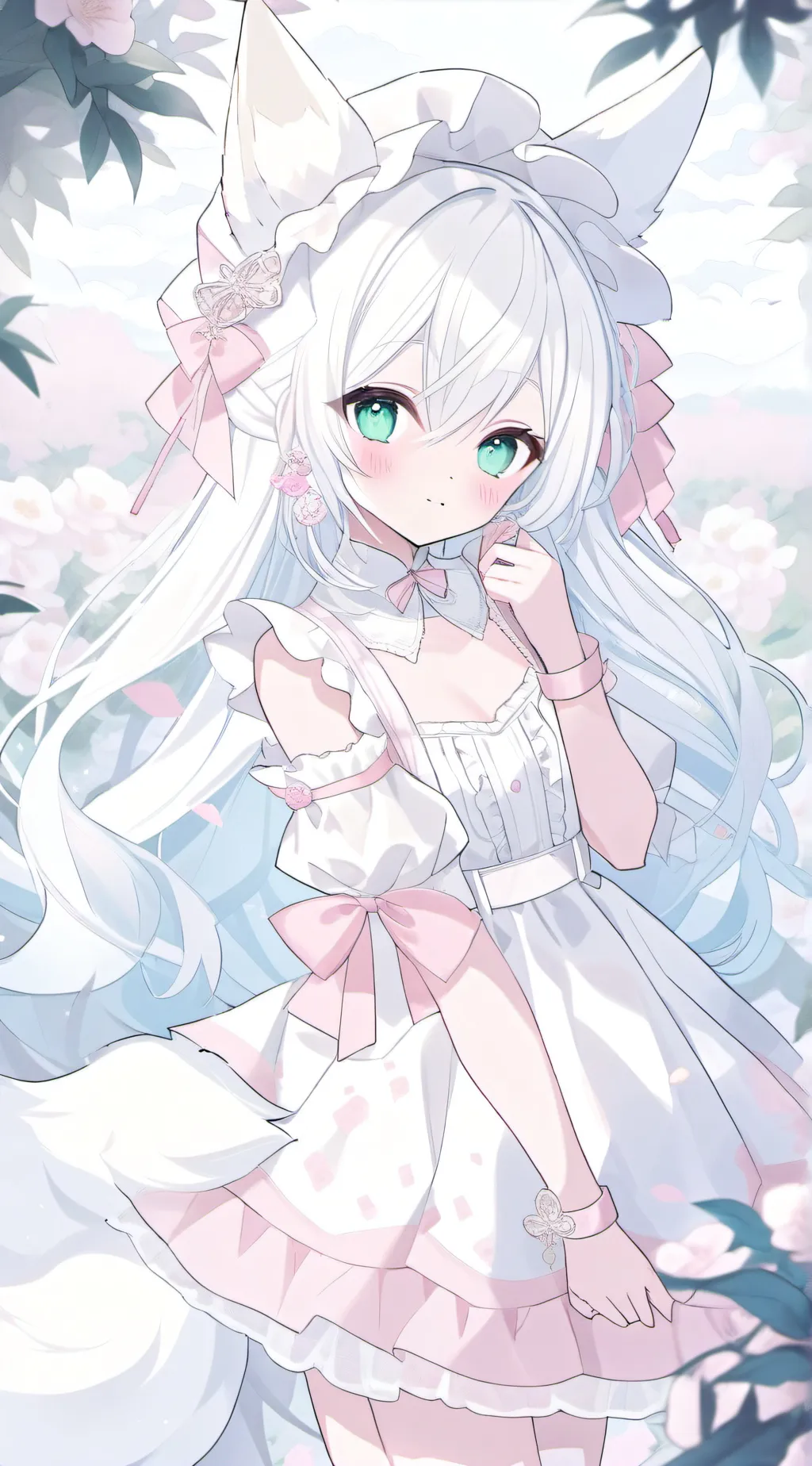 ai character: 微 background
