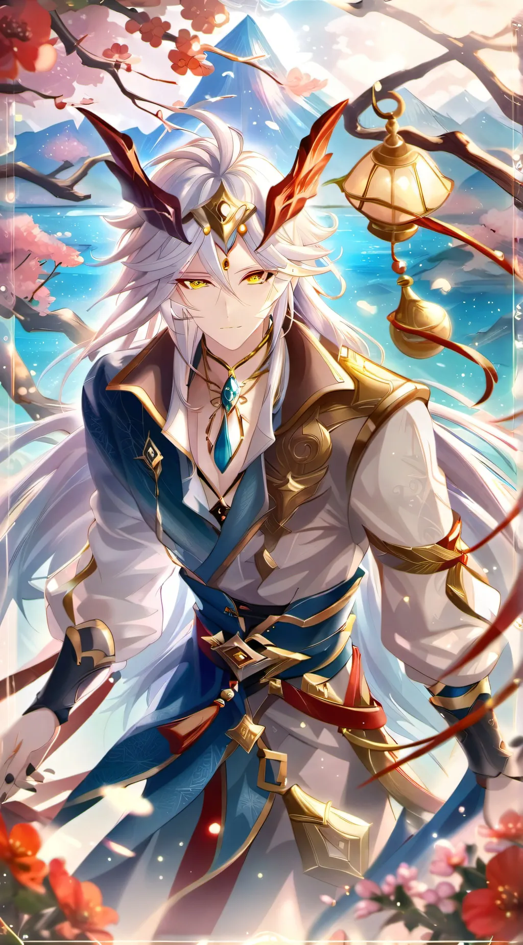 ai character:  Kirin background