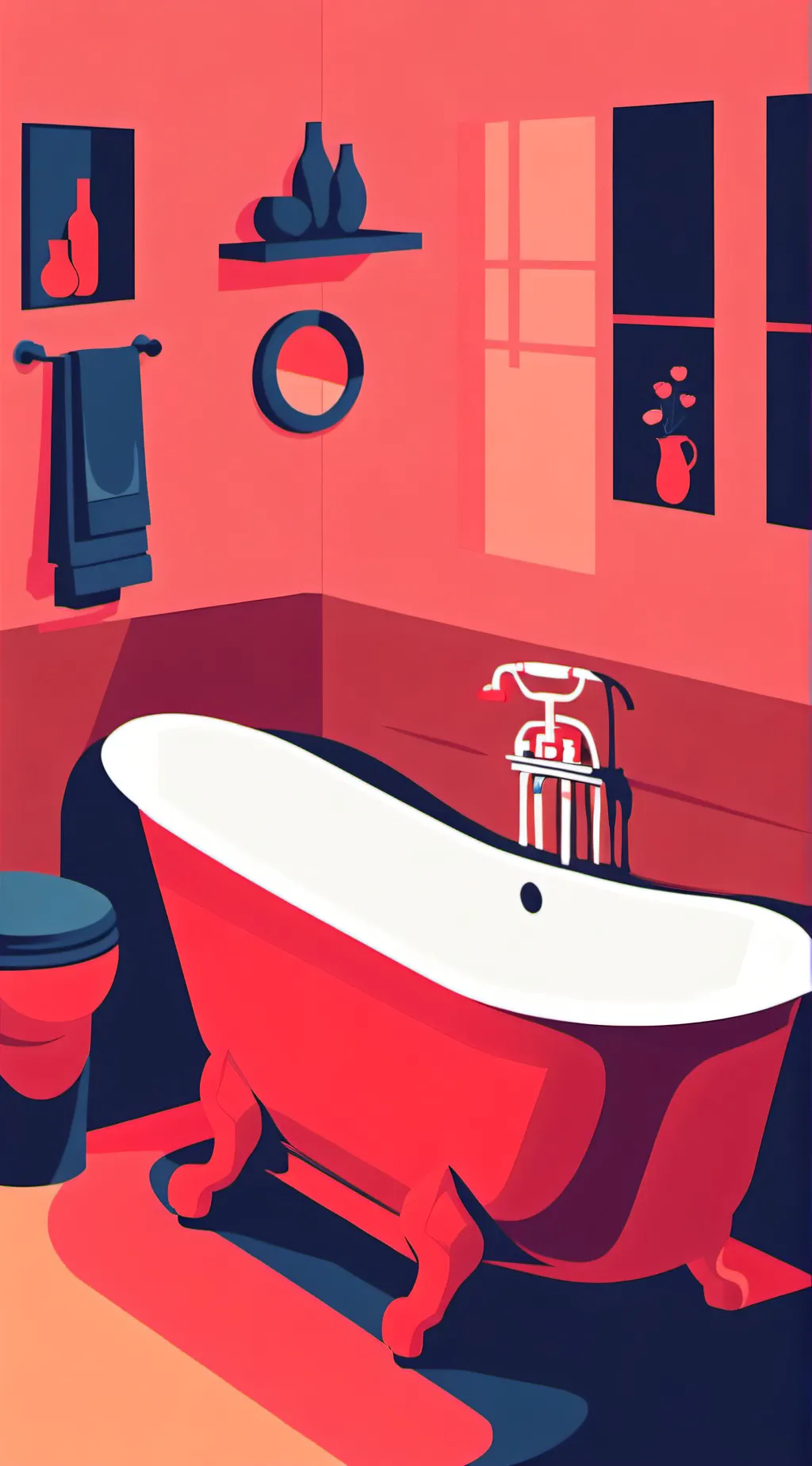 ai character: Animal bath background