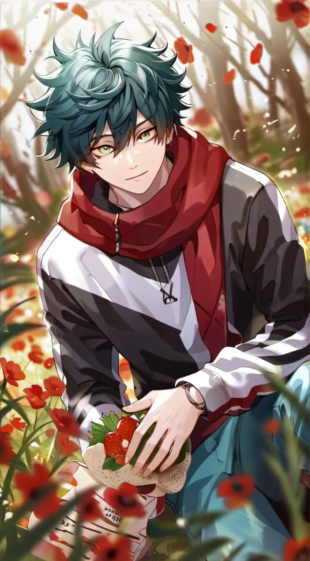 ai character: izuku background