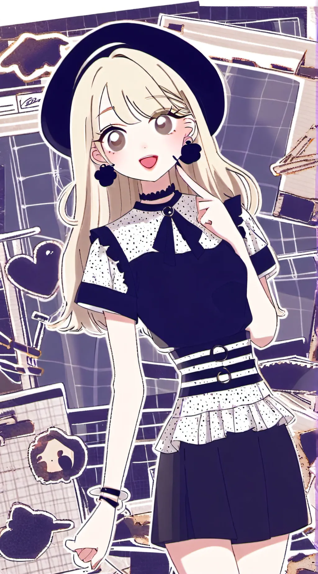 ai character: MHA facetime background