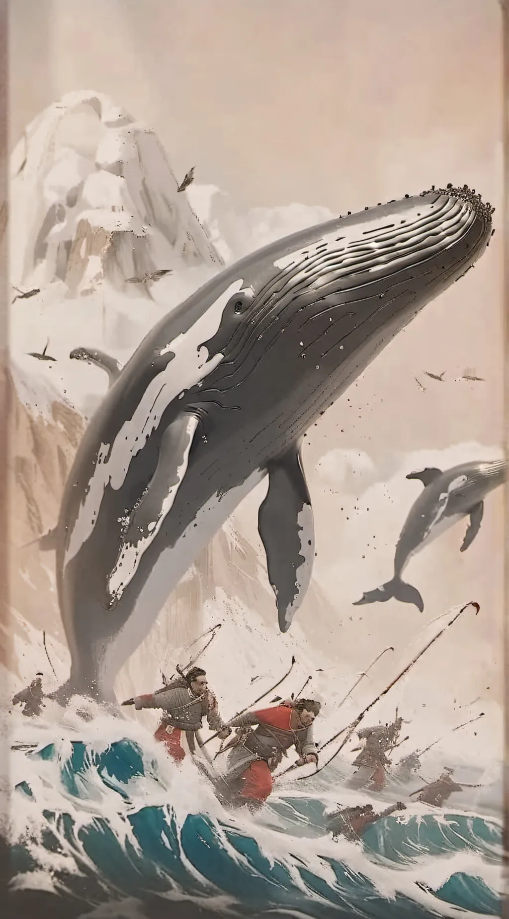 ai character: Whale background