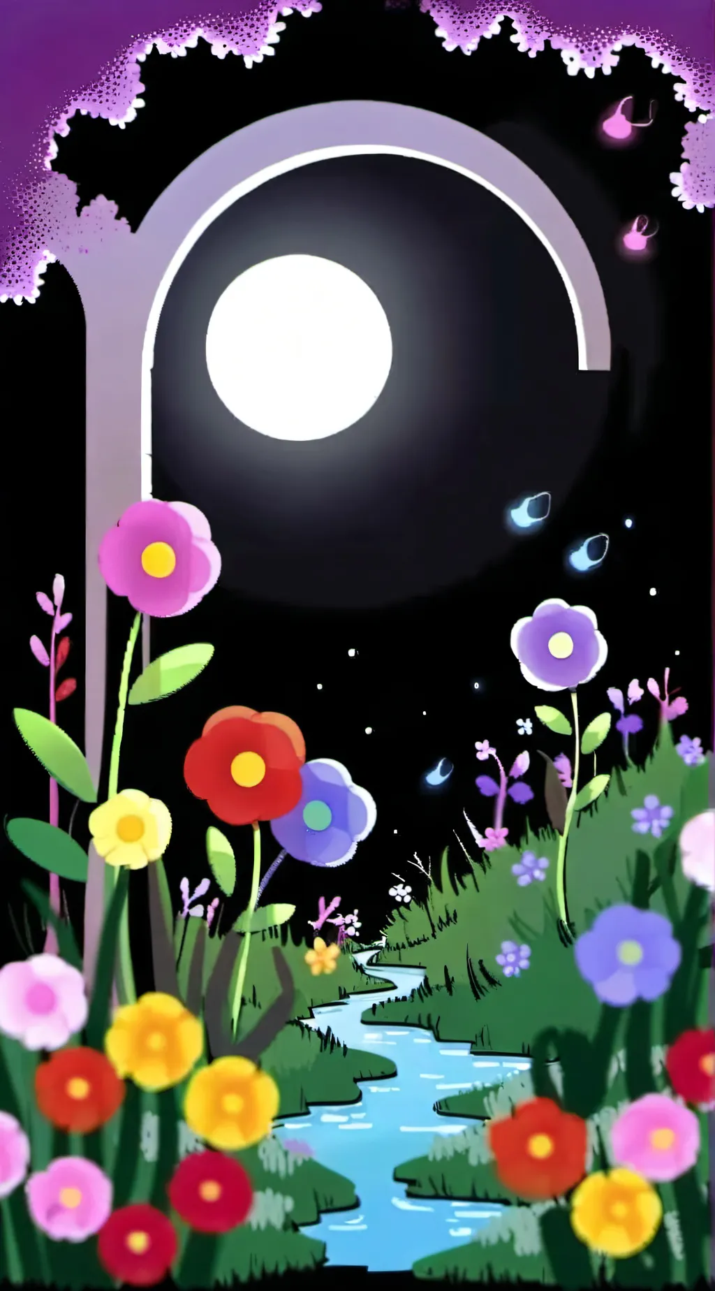 ai character: dandy's world..!! background