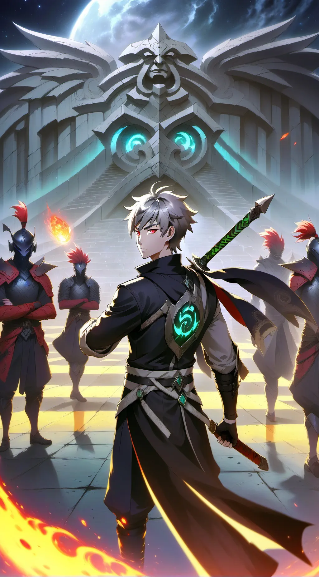 ai character: haru background