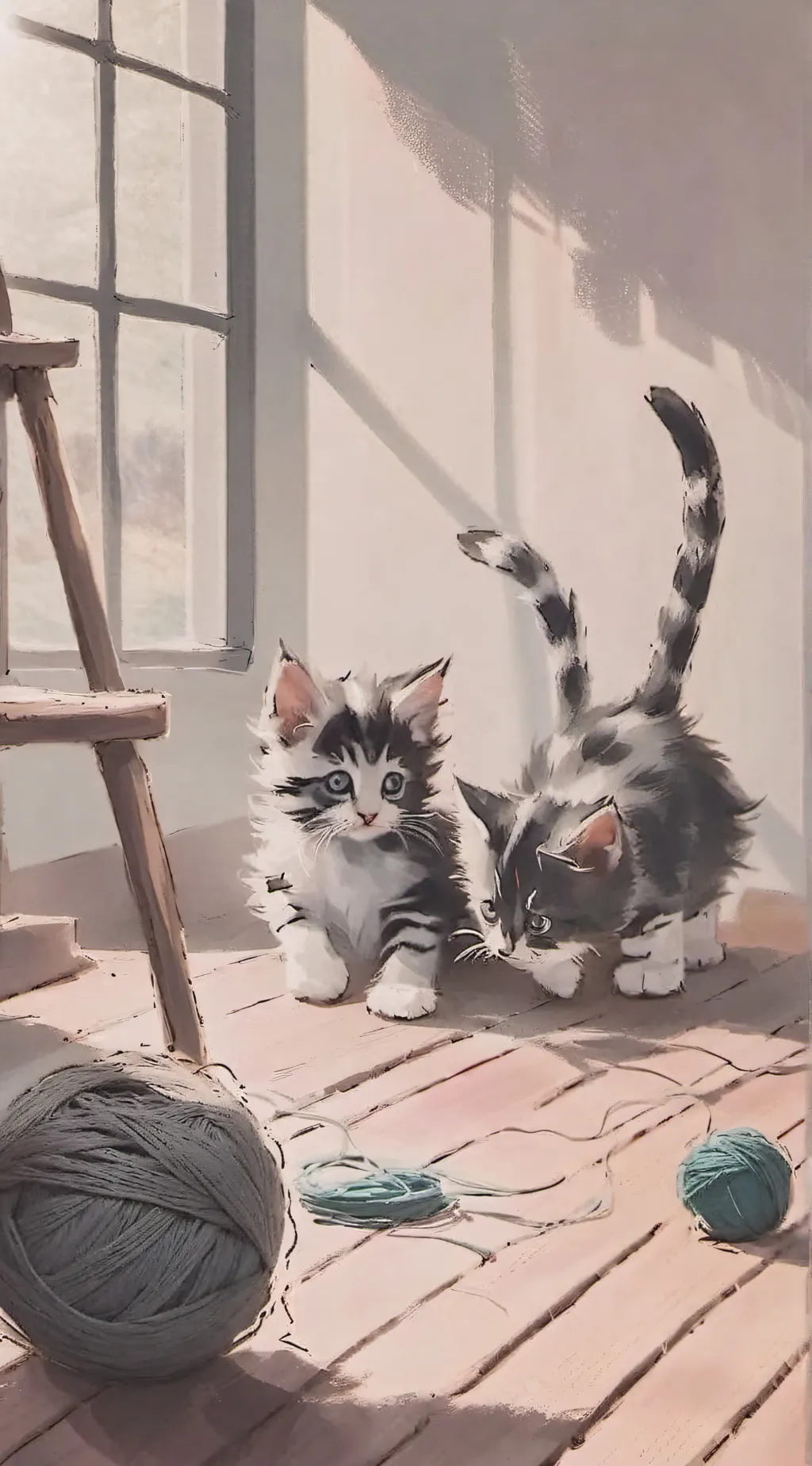 ai character: cat background