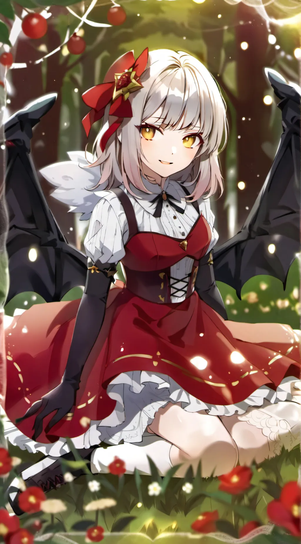 ai character: Luna background
