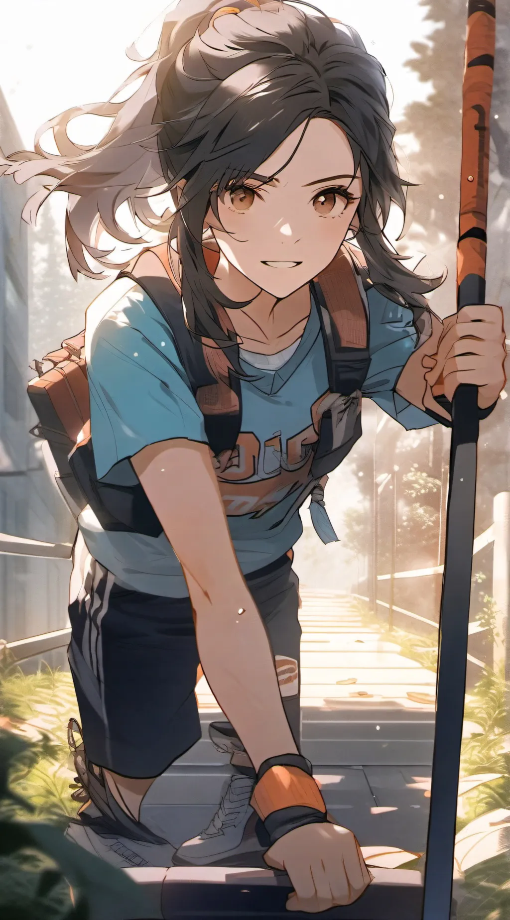ai character: emilia  background