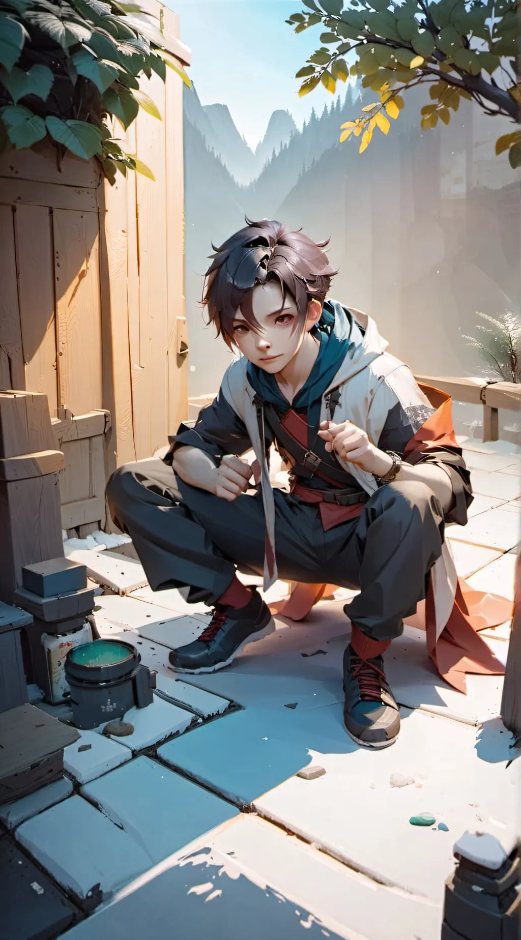 ai character: Aldrich  background