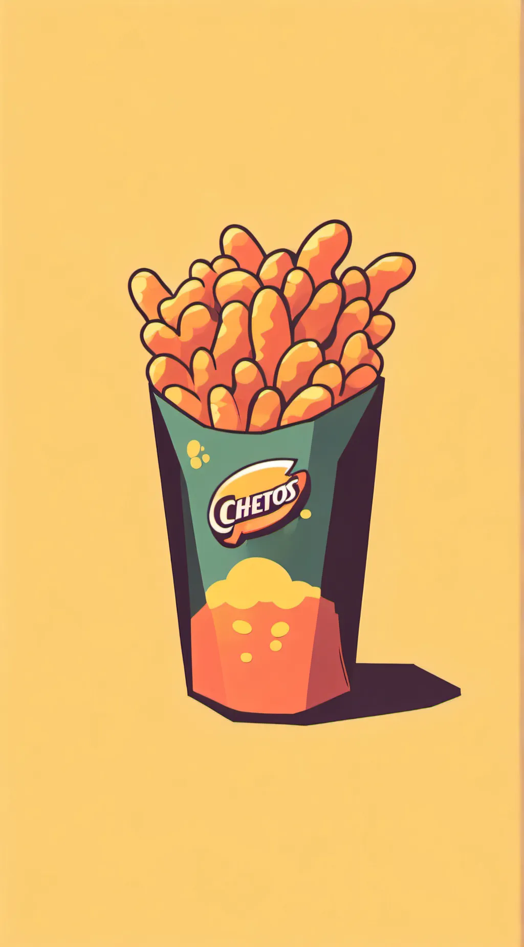 ai character: Cheetos background