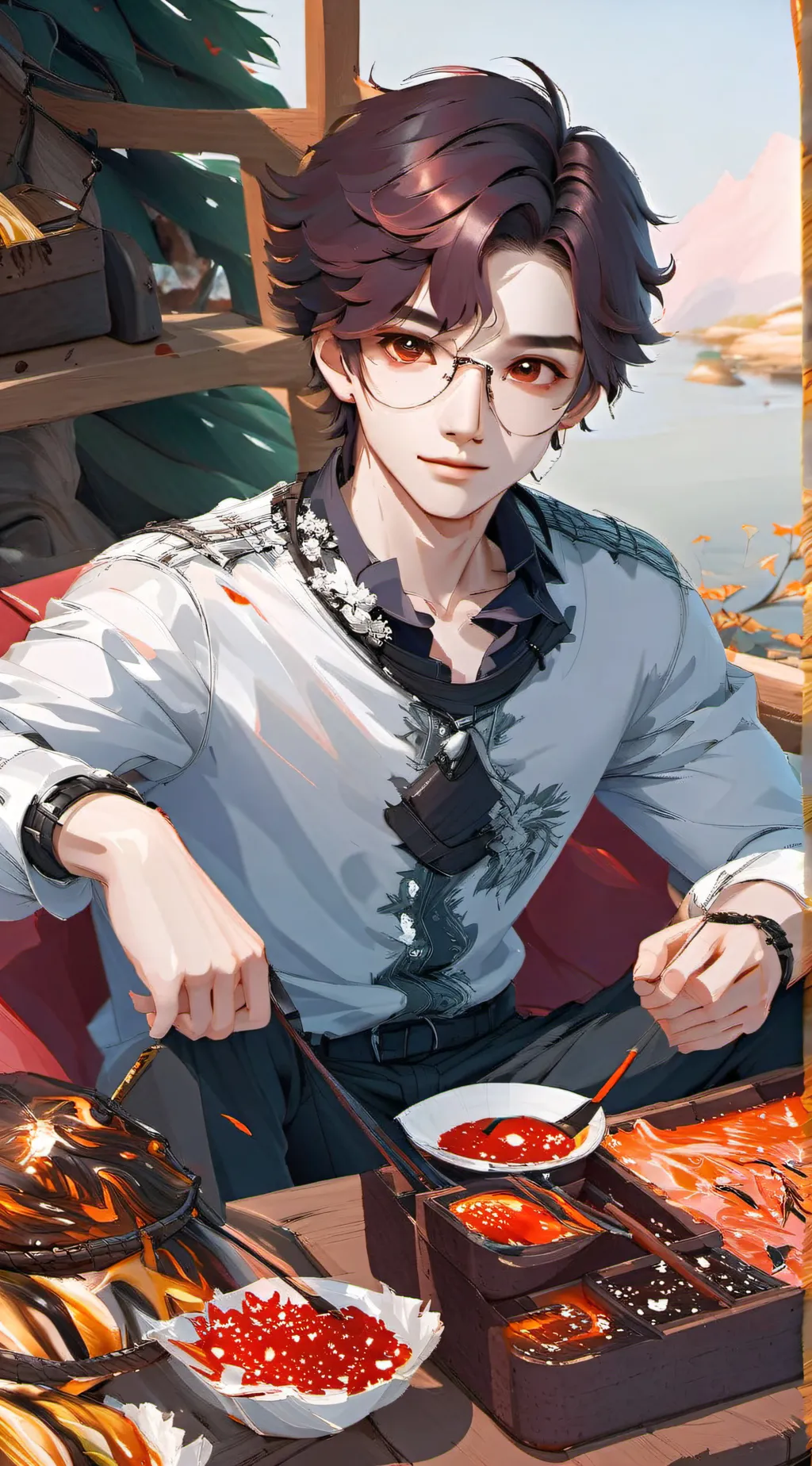 ai character: Kaemon background