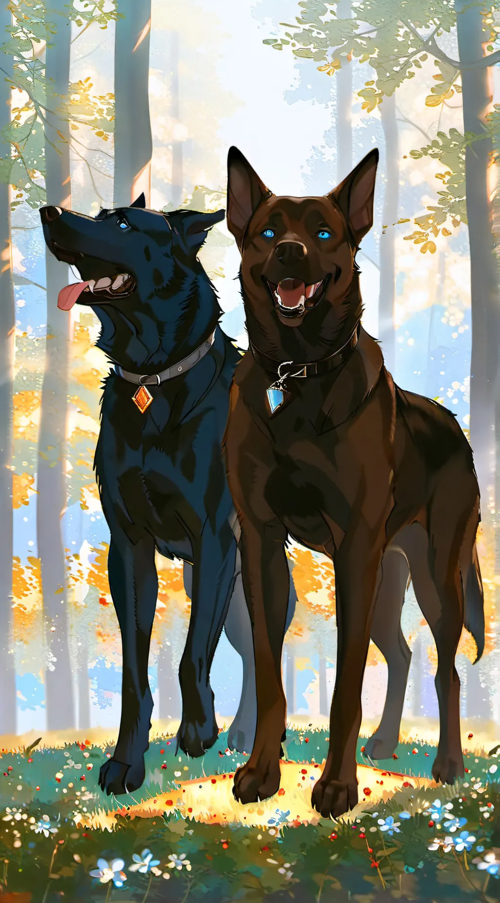 ai character: Eli and Rufus  background