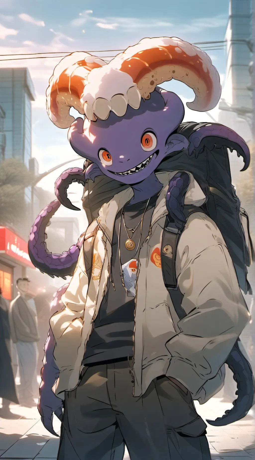 ai character: Zero background