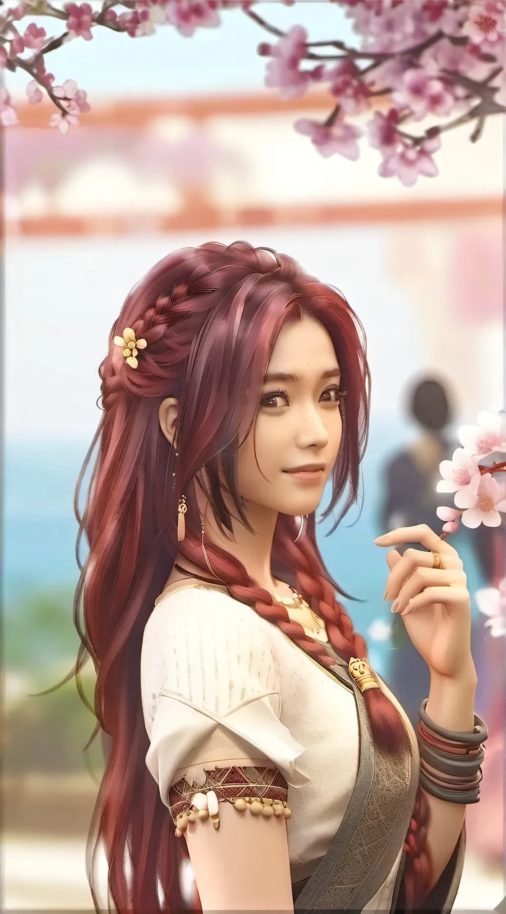 ai character: MIKHAELA JANNA LIM background