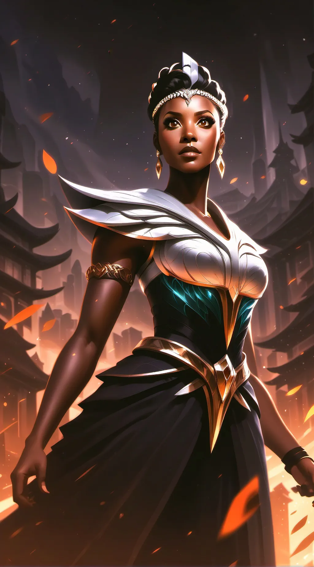 ai character: Princess O'kari background